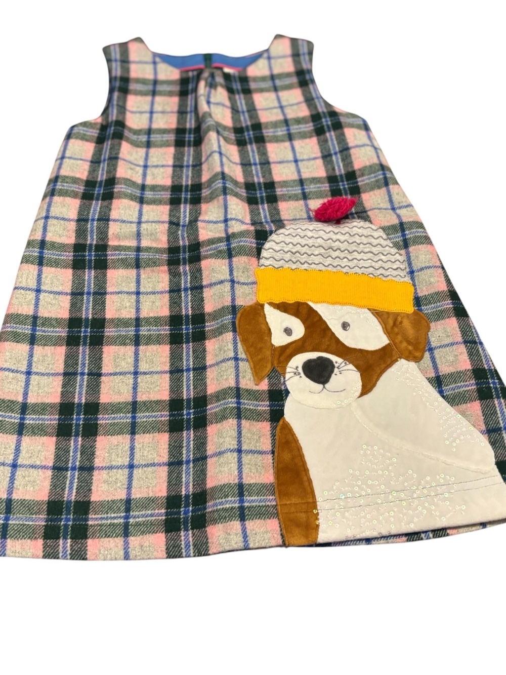 Mini Boden size 7/8 plaid jumper